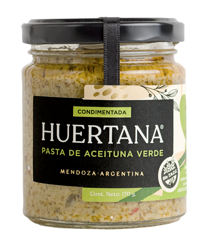 HUERTANA - Pasta de Aceituna Verde Condim. - Pack x 7u.