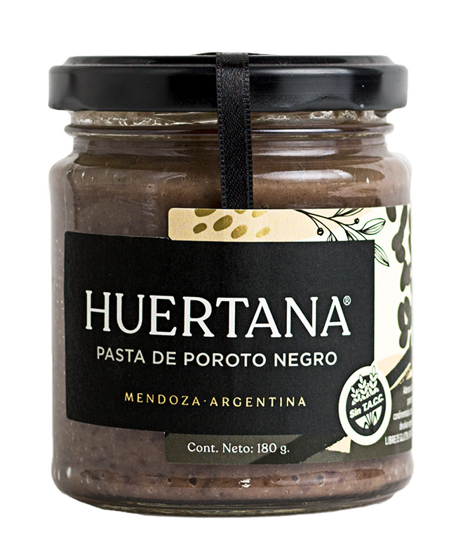 HUERTANA - Pasta de Poroto Negro - Pack x 7u.