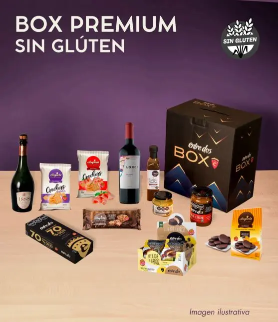 BOX ENTRE DOS - SIN GLUTEN x UN.