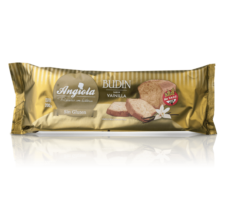 ANGIOLA - (M) Budín de vainilla (Sin Tacc) x 12 un.