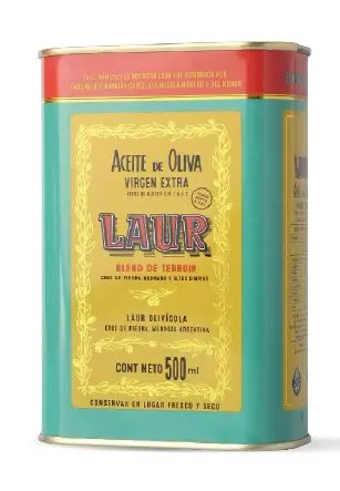 LAUR - Aceite Blend de Terroir En Lata 500ml. - Pack x 6u.