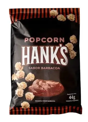 HANKS - Popcorn Barbacoa 44 gs x 10 un.