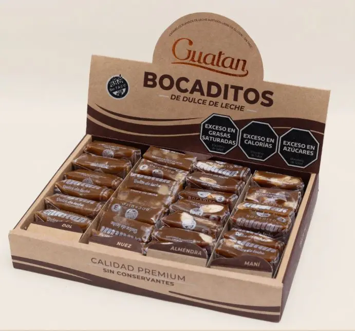 GUATAN - Bocaditos Dulce de Leche 14 cj x 28 un