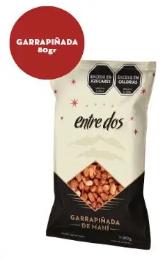 Entre Dos - Garrapiñada de mani x 80 gr - Caja x 24 un
