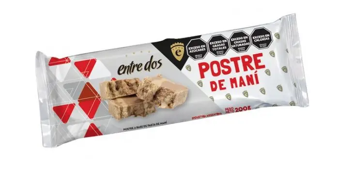 Entre Dos - Postre de Maní 200 gr - Caja x 15 un