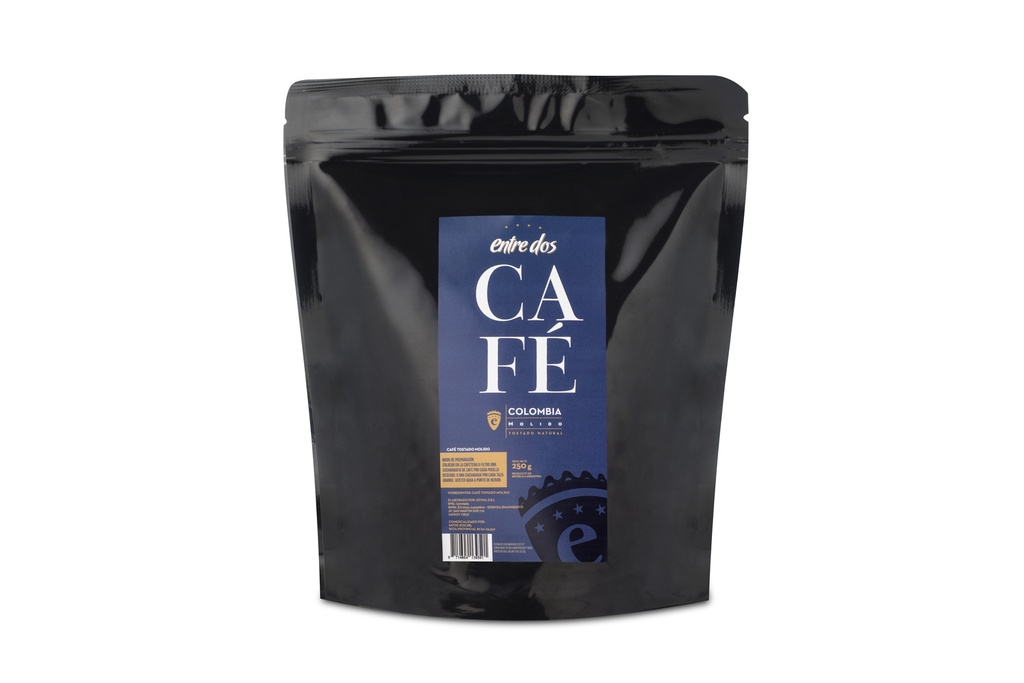 ENTRE DOS - Café Colombia Molido x 250gr. - Pack x 6u.