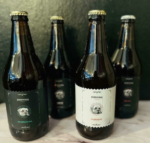PERROVAGO - Cerveza Alineados 500 cc - Pack x 12