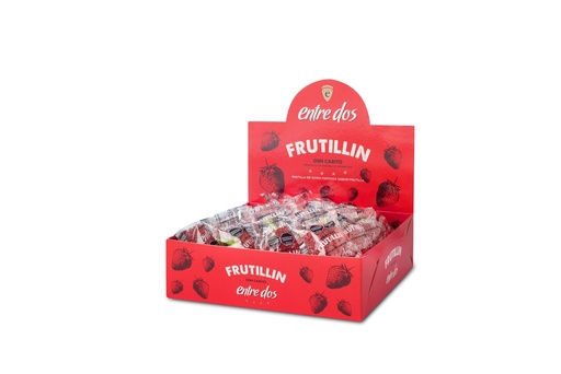 ENTRE DOS - Bombon Frutilla c/cabito 14 cj x 30 un