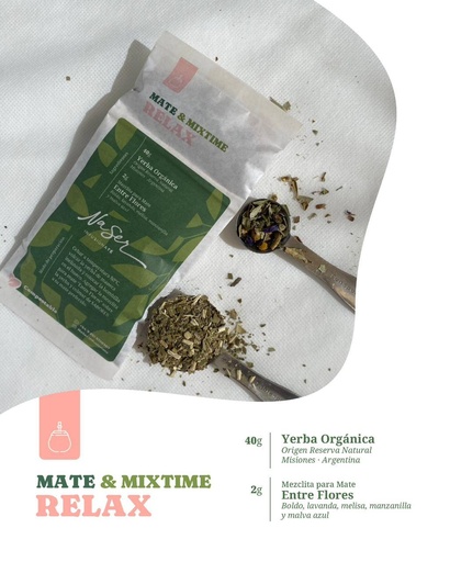 NASER - Kit Mate Mix: Yerba + Topping Relax - Pack x20u.