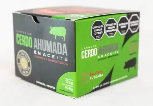 SECRETOS DEL MONTE - Cerdo Ahumado en Aceite 175 gs - Pack x 6u.