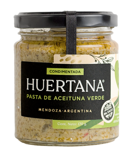 HUERTANA - Pasta de Aceituna Verde Condim. - Pack x 7u.
